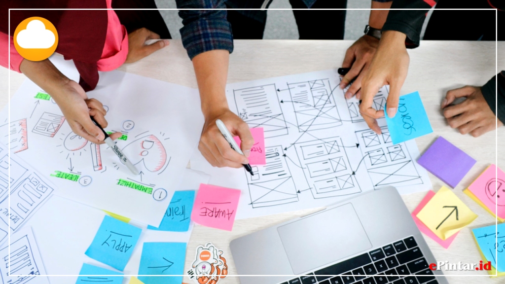 Design thinking adalah sebuah pendekatan pemecahan masalah yang berfokus pada pemahaman mendalam terhadap kebutuhan manusia, eksplorasi ide secara kreatif, dan eksperimen melalui prototipe.